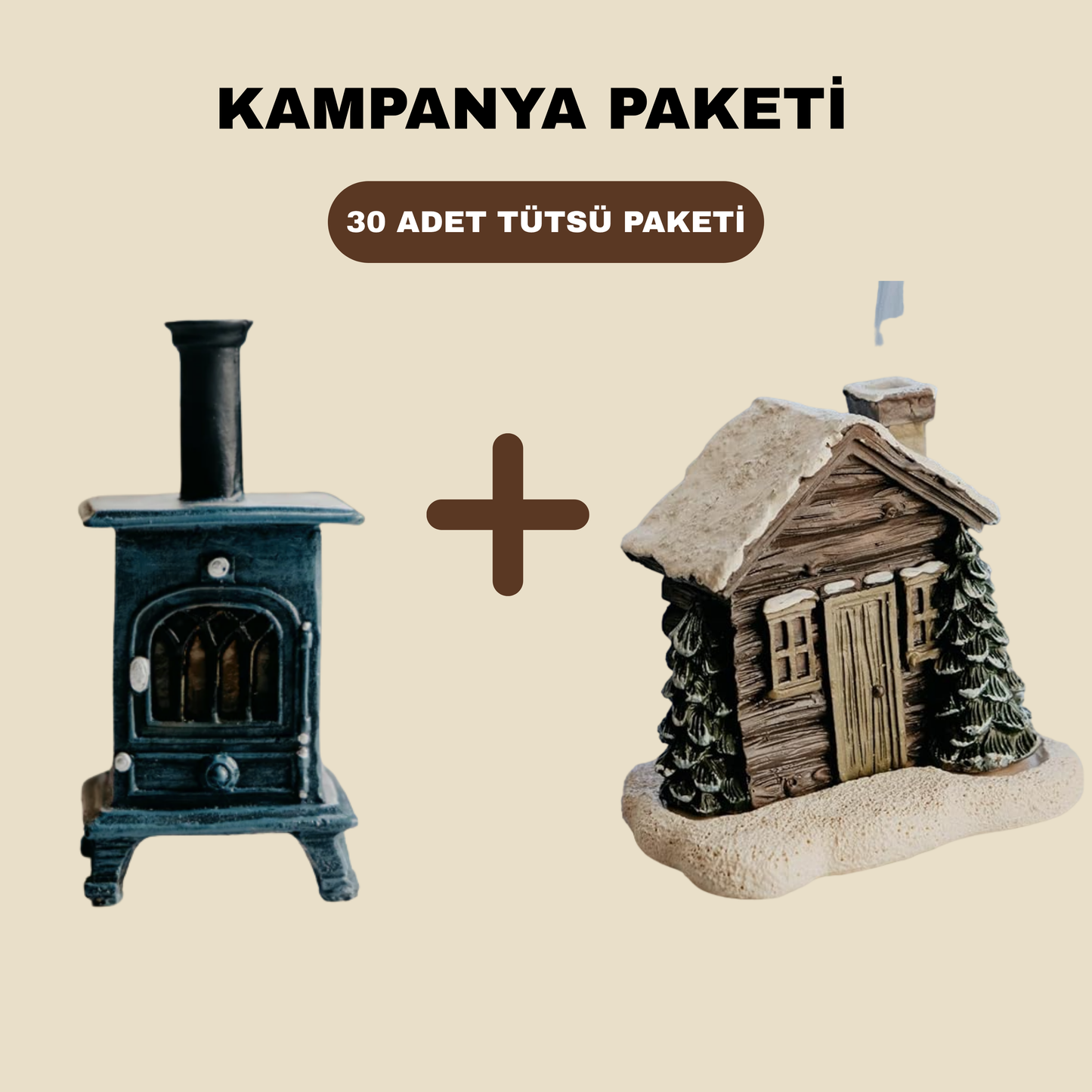 Tütsülen™ Soba Tütsülük + Karlı Ev Tütsülük + 30'lu Tütsü Paketi