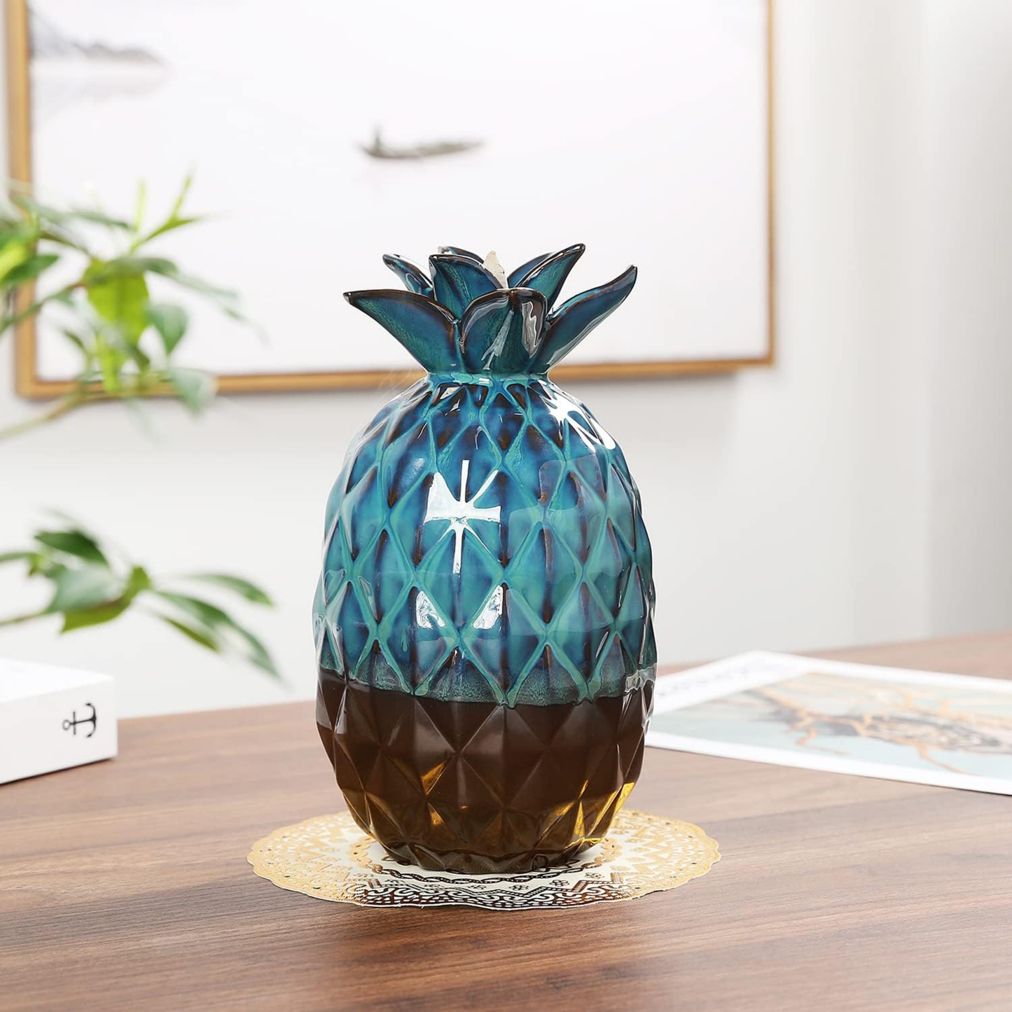 Tütsülen™ Ananas Temalı Tütsülük + 10'lu Tütsü