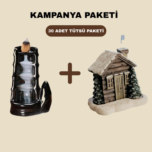 Tütsülen™ Su Vadisi + Karlı Ev Tütsülük + 30'lu Tütsü Paketi