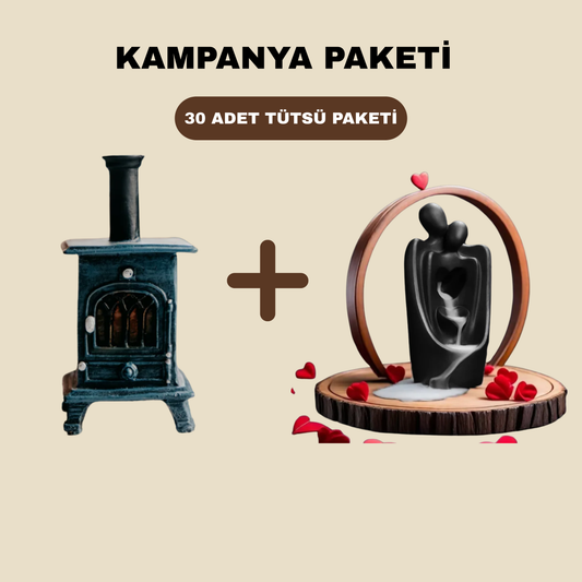 Tütsülen™ Soba Tütsülük + Sonsuz Bağ Tütsülük + 30'lu Tütsü Paketi