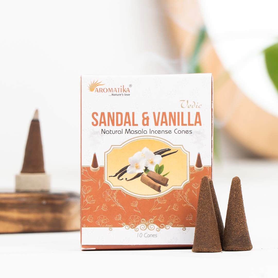 Sandal & Vanilya Konik Tütsü