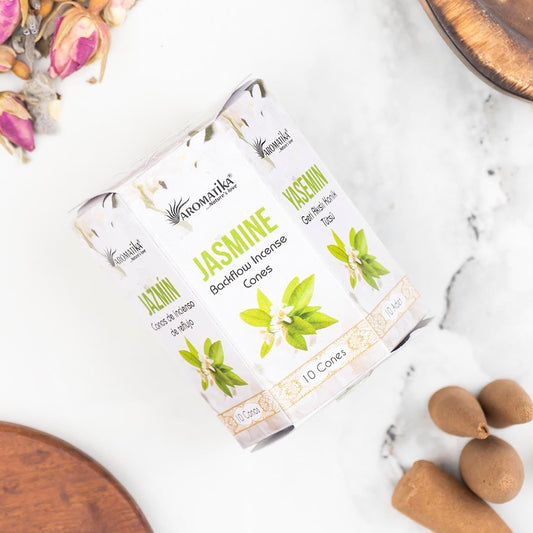 Yasemin Aromalı Geri Akışlı Şelale Tütsü